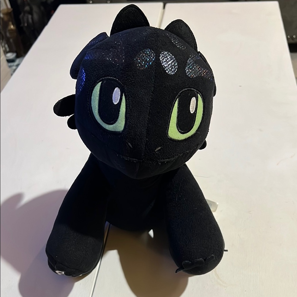 Build-A-Bear Black Toothless, Dragon Stuffed Animal and 14”